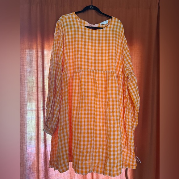 ASOS Dresses & Skirts - ASOS Orange and Pink Gingham Dress